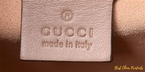 where does gucci manufacture.